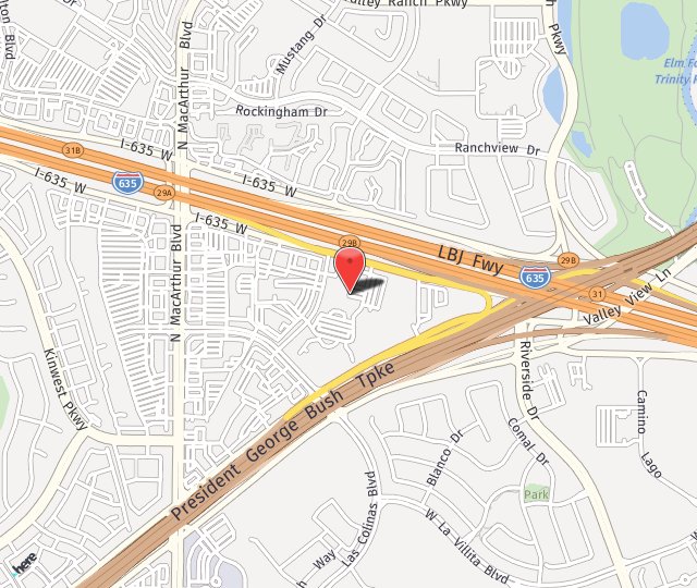Location Map: 440 WEST Lyndon B. Johnson Fwy Irving, TX 75063