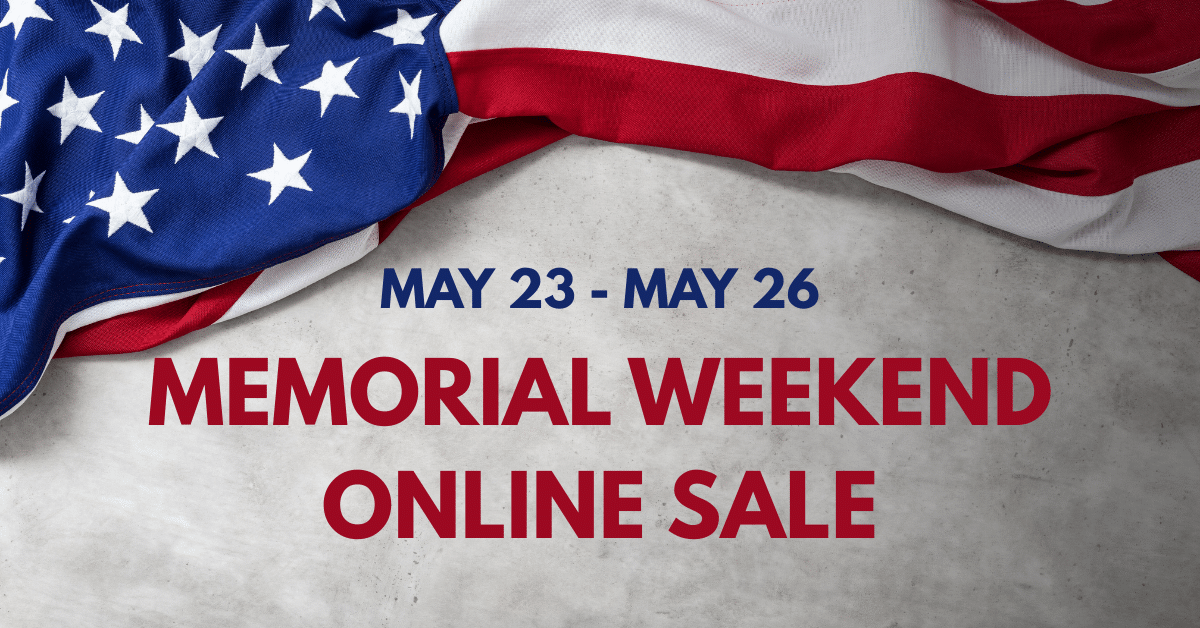 memorial sale